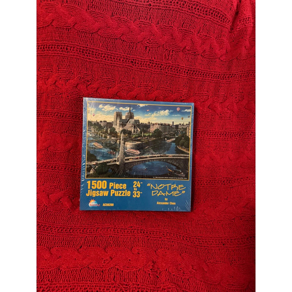 SunsOut Notre Dame Alexander Chen 1500 Piece Jigsaw Puzzle Paris AC56200 New